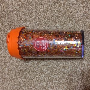 Orange travel mug